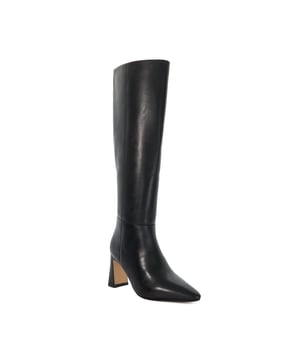 For timeless elegance year after year, choose Startler. These knee-high boots are designed with a pointed toe and side-zip detail for a refined finish, while the high heel elongates your legs for a flattering silhouette. Pair this stunning style with skirts, dresses or jeans for an effortlessly chic look that works for every occasion.