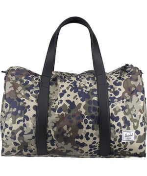 Carry on the go. Herschel re-invented their bestselling duffle for carry-on travel. Built with a padded laptop sleeve and trolley strap, it attaches to your luggage for your next trip.