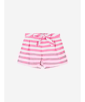 Presenting the premium Girls Striped Mini Shorts in Pink by Mama Luma, the perfect addition for your girl's Eid attire. Its distinctive features make it an irreplaceable item: Eye-catching Design: The elegant striped pattern gives an ultramodern and chic impression, turning it into a conversation starter. Soft-touch Comfort: Superior fabric ensures maximum comfort for your girl's daylong festivities. Reimagine her Apparel: With Mama Luma's Girls Striped Mini Shorts in Pink, upgrade her wardrobe with a splash of colour and trend. Get yours today and let her charm shine brighter this Eid!