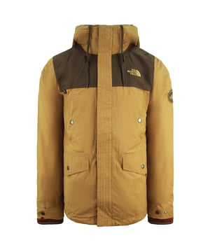 The North Face Snap Neck Triclimate Jacke Light Brown Mens Lifestyle Coat NF0A3L7DT5C
