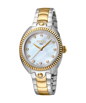 Ferre Milano Ladies White MOP Dial  / GP Watch