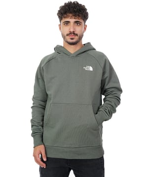 The North Face Raglan Red Box - stylish sweatshirt with raglan sleeves. - - . Stylish Sweatshirt with Raglan Sleeves. - - . Flexible Ribbed Edges Around the Sleeves and Waist. - - . Spacious Kangaroo Pocket in the Front. - - . Print With Logo on Chest, Big Print on Back and Patch with Logo on Bottom Rim.