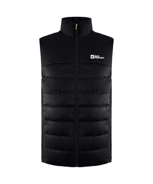 The Jack Wolfskin Morobbia Men's Gilet is a versatile and functional layering piece, perfect for outdoor enthusiasts who need extra core warmth without compromising mobility. Designed with cyclists and active adventurers in mind, this gilet offers protection against the elements while maintaining breathability and comfort. Its sleek design and practical features make it an essential addition to any outdoor wardrobe.
 
Key Features:
Wind-Resistant Fabric: 

The front panel is made from wind-resistant material, providing protection against chilly winds during high-speed activities like cycling or hiking.

Breathable Back Panel: 

The back of the gilet features breathable fabric, allowing for optimal airflow and preventing overheating during intense activities.

Lightweight Insulation: 

The gilet is insulated with lightweight synthetic fill, providing warmth to your core without adding bulk, making it ideal for layering over a base layer or under a shell jacket.

Moisture-Wicking Properties: 

Designed to wick moisture away from the body, this gilet keeps you dry and comfortable, even during vigorous activities.

Full-Length Zip: 

A full-length front zipper allows for easy on-and-off, as well as adjustable ventilation, helping you regulate your body temperature on the go.

Zippered Pockets: 

Includes two zippered hand pockets and a chest pocket, providing secure storage for essentials such as keys, snacks, or a phone.

Reflective Detailing: 

Features reflective detailing for enhanced visibility during low-light conditions, making it a safe choice for early morning or evening rides.

Adjustable Hem: 

The adjustable hem allows for a customized fit, helping to keep warmth in and drafts out.

Versatile Design: 

The gilet's sleek and functional design makes it suitable for a wide range of activities, from cycling and running to hiking and casual wear.

Packable: 

Lightweight and easily packable, this gilet can be stowed away in your backpack when not in use, making it a convenient option for unpredictable weather.

 
The Jack Wolfskin Morobbia Men's Gilet is the perfect blend of functionality and style, offering essential warmth and protection for active individuals. Whether you're cycling through the countryside or layering up for a hike, this gilet ensures you stay comfortable and protected in changing weather conditions.