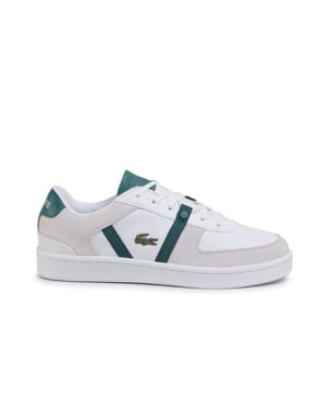 Lacoste Splitstep 120 1 SM LaceUp White Suede Leather Men Trainers 39SMA0060 WG1