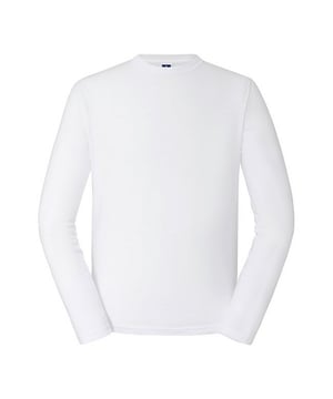 100% ringgesponnen katoen. Stof: Single Jersey. Ontwerp: Eenvoudig. Pasvorm: Klassiek. Halslijn: Ronde hals, gebreid, geribd, doorgestikt. Mouwtype: Met lange mouwen. Nektape, getapete schouders. 175gsm. Duurzaamheid: Amfori, BSCI, Oeko-Tex Standard 100 Gecertificeerd, WRAP Gecertificeerd.