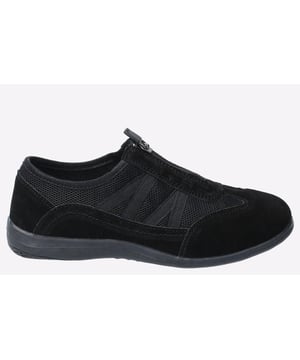 Enhance your comfort with this lightweight breathable casual from Fleet & Foster. From its wide openings and lightweight uppers, through to its luxury memory foam padded footbed, Mombassa is designed for relaxation.
- Women's low profile casual shoe
- Lightweight and breathable textile mesh upper
- Soft supple suede overlays
- Wide V opening with zip fastening and soft suede under tab
- Round toe box offering plenty of wriggle room
- Luxury padded memory foam footbed
- Comfortable and flexible lightweight flat sole unit.
