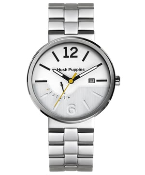 Hush Puppies: reloj blanco Orbz para hombre
