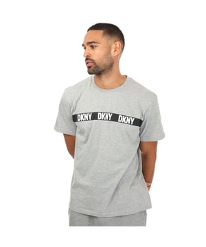 DKNY Jaguar lounge-T-shirt voor heren, gemêleerd grijs
