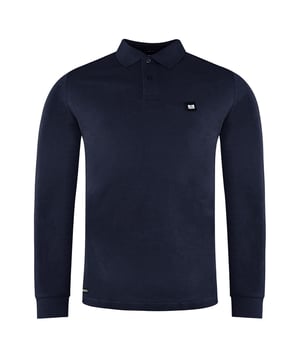 Delincuente de fin de semana manga larga para hombre marina Pamplona polo camisa wospo518 marina