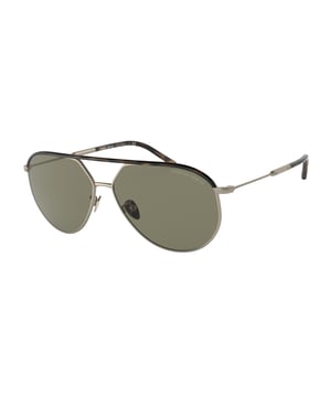 Giorgio Armani Mannen Zonnebril AR6120J30022A - Materiaal: Metaal - Kleur frame: Goud - Afmetingen: 54/18/140 mm (Diameter lens / Brug formaat / Lengte veren)