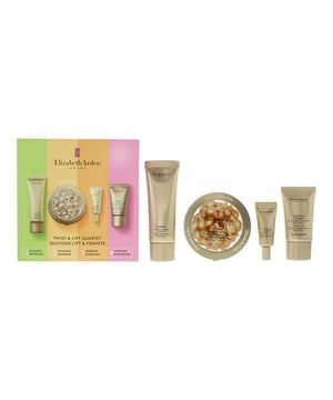 Elizabeth Arden Advanced Ceramide Nourishing and Age-Defying four-piece gift set contains all you could ever want. Ceramide purifying cream cleanser 50ml and Advanced Ceramide 60 Capsules 28ml which is your daily youth restoring serum. Advanced Ceramide lift and firm day cream with Spf15PA++ 15ml and Advanced Ceramide lift and firm eye cream 5ml to complete this set.