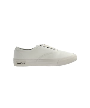 Seavees Legend Sneaker Standard Bleach Poplin Lace-Up Synthetic Womens Trainers