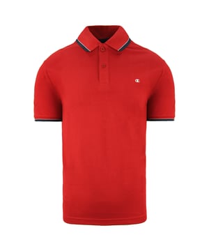 Button up and add a sporty touch to your looks with our men’s polo shirt. It keeps things simple, decorated only with stripes on the arms and a small C logo on the chest.