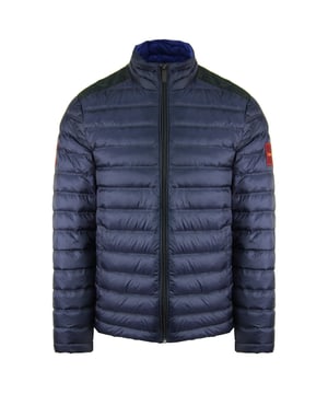 Calvin Klein Nylon Light Down Zip Up Navy Gewatteerde Herenjas K10K102616 478