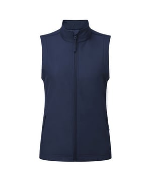 Materiaal: 100% gerecycleerd polyester. Voering: gebonden fleece. 280gsm. Ontwerp: Eenvoudig. 2-lagige, onderhoudsvriendelijke, gestikte panelen. Stoftechnologie: douchebestendig, waterbestendig, windbestendig. Halslijn: Kadetkraag. Mouwtype: Mouwloos. Zakken: 2 zijzakken, 2 opgezette zakken, ritssluiting. Bevestiging: Volledige ritssluiting. Zoom: Gebogen, Trekkoord, Elastisch. Duurzaamheid: Amfori, GRS gecertificeerd.