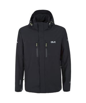 Zip off hood. 2 water repellent chest pockets. 2 lower zip pockets. Inner pocket. Drawcord at hem. Underarm ventilation zips. Flat cuff with adjustable moulded tab. Waterproof 20000mm, breathable 10000mm, windproof. Taped seams. Shell: 100% Polyester TPU membrane, Lining: 100% Polyester. Please note: Fits true to your normal size.