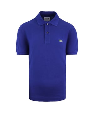 Lacoste Klassiek Fit Korte Mouw Gekraagd Blauw Heren Poloshirt L1212 S2P