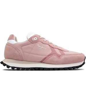 Diese Retro-inspirierten Sneaker Brit-on Print von Pepe Jeans London zeichnen sich durch eine hochwertige Kombination aus Textil und Wildleder aus, mit PEPE JEANS-Logo an den Seiten, Markenzeichen an der Ferse und eine extra leichte Eva-Sohle für höchsten Tragekomfort. Die profilierte Gummilaufsohle sorgt für Traktion und einen griffigen Schritt.