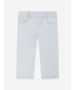 Introducing Aigner's Baby Girls Sweat Denim Trousers in Blue, an indispensable addition to your little one's wardrobe! It seamlessly marries fashion with comfort, perfect for your Baby_Girls. Here are its key features that make it extraordinary: Refinement: These trousers bring a chic European flair to your child's attire, infusing her look with sophistication and style. High Quality Denim: Designed with premium denim, these trousers ensure robustness and longevity, perfect for your little adventurer. Unerring Comfort: Featuring a soft and comfortable material, these sweat denim trousers provide optimum ease for your child's daily exploits.Elevate your Baby_Girls wardrobe! These Baby Girls Sweat Denim Trousers from Aigner are certain to make your angel the center of attention. Place your order now and watch her bask in style and comfort!