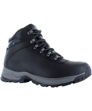 Die Eurotrek Lite wasserdichten Wanderschuhe für Herren sind ideal für leichte Wanderungen.  
- Obermaterial aus Leder für Langlebigkeit und Komfort  
- Dri-Tec wasserdichte, atmungsaktive Membran hält die Füße trocken  
- Langlebiges, rostfreies und strapazierfähiges Schnürsystem sorgt für einen engen, sicheren Sitz  
- Herausnehmbares, geformtes EVA-Fußbett bietet Polsterung unter dem Fuß  
- Kompressionsgeformte EVA-Zwischensohle mit Grillen für ultimate Dämpfung  
- MDT-Gummisohle verbessert den Grip und sorgt für Langlebigkeit  