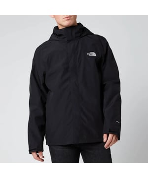 The North Face Mens Sangro Outdoor Hooded Jacket.       
Waterproof, Breathable and Seam Sealed Dry Vent 2L Technology.       
Durable Water-repellent (DWR) Finish.       
Brushed Knit Collar and Chin Guard Lining.       
Mesh - Taffeta Body Lining.       
Adjustable Hood Stows in Collar.       
Shock Cord Regulation Adjustment at Hood and Hem.       
Self-fabric Cuffs with Velcro Closure.