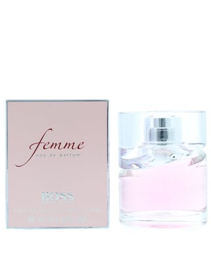 Hugo Boss design house launched Femme in 2006 as a floral fruity fragrance for women. Femme notes consist of tangerine freesia blackcurrant rose jasmine lily apricot lemon tree and amber.