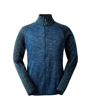 Polyester. Gewebe: angeraute Fleece-Innenseite, Jerseyware, Mesh-Rücken, Stretch. Design: Kontrast Detail, Logo. Gewebetechnik: Atmungsaktiv. Saum: Mit Stretch. Hoch geschnitten. Langärmlig. Bündchen: Mit Stretch. Taschenart: Eine Tasche am Ärmel, Zwei Seitentaschen, Reißverschluss. Durchgehender Reißverschluss. Nachhaltigkeit: Aus recyceltem Material. S: 96,52 cm. M: 102 cm. L: 107 cm. XL: 112 cm. XXL: 121,92 cm. 3XL: 129,54 cm.