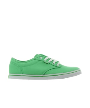 Vans Atwood Low Top Lace-Up Green Canvas PLIMSOLLS U4iats