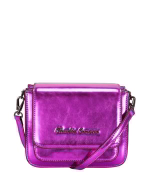 For a striking look, this metallic print cross-body bag ticks all the right boxes. It features a flap-over front with a mag-dot fastener to keep your valuables secure and a detachable shoulder chain for versatile styling. Inside reveals two main compartments and a slip pocket. Features: , Metallic PU exterior, Claudia Canova gunmetal script logo, Detachable shoulder strap, Flap-over front with mag-dot fastening, Two internal comparments, Inner slip pocket