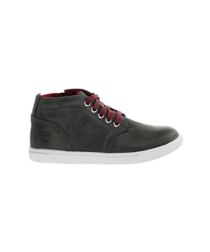 Timberland Groveton Lace-Up Grey Nubuck Leather Kids Boots A16YB_M/M