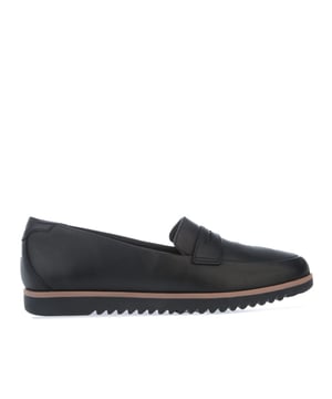 Clarks Serena Terri leren schoenen voor dames, zwart