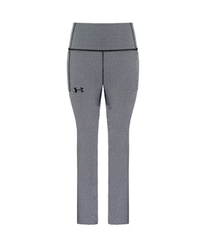 Under Armour Heatgear Stretch Taille Grey Womens Geo -Knöchel -Leggings 1371114 001