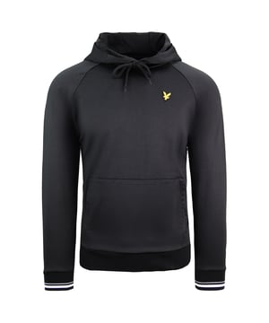 Lyle & Scott Tipped Tricot Sudadera con capucha de manga larga Negro Hombre Pullover MLW1306V Z865