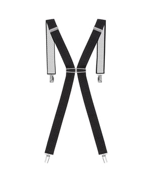 Diese Clip On elastischen Hosenträger für Männer verfügen über eine verstellbare Rücken- und Frontschnalle und 4 hochbelastbare Spangen. Elastische und starke Metallklammern. Diese Hosenträger sind genäht. X-Form entworfen Männer Hosen Hosenträger (1½'' - 35mm)