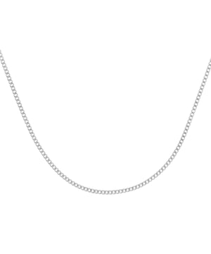 9K (375) witgoud: 1,6 gram; # Afmeting: 46 cm x 0,11 cm
