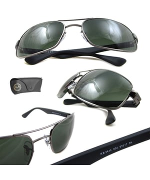 Ray-Ban Zonnebril 3445 Gunmetal groen 004 zijn een indrukwekkend paar ray-ban-tinten die in populariteit winnen dankzij hun eenvoudige ontwerp dat echt slechts een klassieke vorm is die comfortabel en stijlvol en perfect is voor dagelijks gebruik.