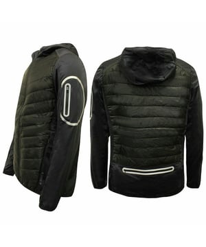 Diadora Lange Mouw Zip Up Heren Capuchon Lichtgewicht Jas 102 171144 80001