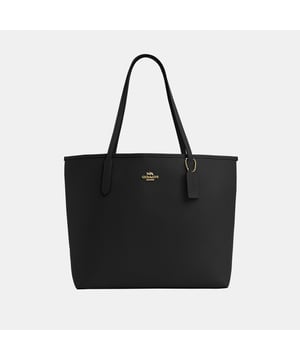 City Tote in Double Face Leather Length 33.0cm,  Width 16.0cm, Height 29.0cm