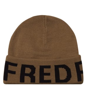 het perfecte winteraccessoire 55% acryl, 45% wol Beanie, gedurfde logoprint One Size Style: