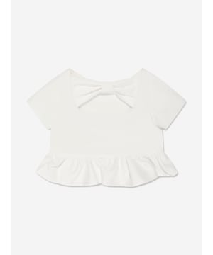 This beautiful Mama Luma Girls Ruffle Blouse in Ivory & White is perfect for any special occasion. Made from 100% Polyester and adorned with delicate ruffles, this top is sure to add an extra special touch to your little girl's look. Perfect for everyday or dressy occasions, she'll look simply adorable!·  Mama Luma·  Made in Turkey·  Occasion: Occasion·  [occasion]·  Plain