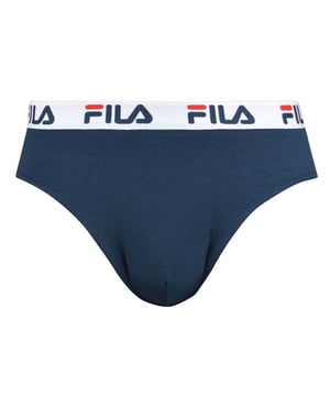 Sportlicher Slips für Herren von der Marke FILA aus weicher Stretch-Baumwolle mit bequemem Logobund.
