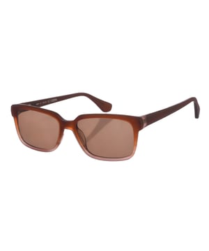Gafas de sol Manso.
Gafas de sol Zen con montura de acetato.
Color Transparente-naranja
Forma cuadrada.
Lentes de color Marrón
Patillas de acetato.
100% Protección UV. 
Incluye una funda neutra de tela.

Medidas:  Alto lente: 45 mm
Ancho lente: 52 mm.
Puente: 16 mm.
Patillas: 140 mm.


Limpieza y manutención:
-Limpiar las gafas con agua y jabón (neutro).
- No utilice paños sucios o abrasivos, que puedan alterar las características de los filtros.
- Utilice solo accesorios y repuestos originales.