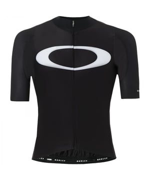 Oakley Premium Branded Reißverschluss UP Black Herren Cycling Road Jersey 434143 02e