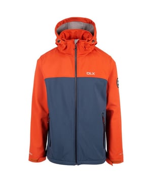 Fabric: DLX, Fleece Backed, Recycled. Design: Badge, Colour Block. Cuff: Adjustable Wrist Strap. Neckline: Hooded. Sleeve-Type: Long-Sleeved. Hood Features: Adjustable, Zip-Off. Pockets: 2 Side Pockets, Water Repellent Zip. Fastening: Full Zip, Water Repellent Zip. Hem: Drawcord.