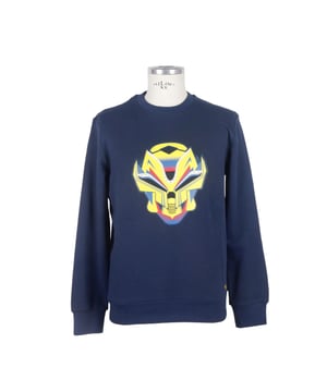 Blue cotton sweatshirt
  Bikkembergs brand
  Made from Quality cotton
  Unique rubber application
  Designed for men
  Perfect for casual or sporty occasions
Material: 96% Cotton 4% Elastane