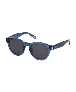 Herren-Sonnenbrillen der Farbe Blau - Just Cavalli SJC025500U11• material: Acetat• farbe: Blau• maße: 50/22/145 mm (Glasbreite / Stegbreite / Bügellänge)  
