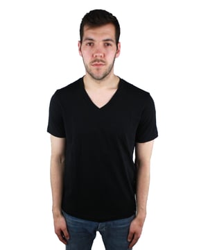 Emporio Armani 3Z1T77 Black T-Shirt. Short Sleeved Black T-Shirt. Logo On Front Bottom Left. 100% Cotton. Style: 3Z1T77 1JPZZ. Crew Neck
