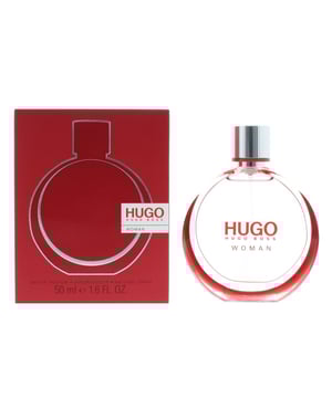 Hugo Woman by Hugo Boss is a fruity floral fragrance for women. Top notes oak moss peach cyclamen melon cassis Granny Smith apple papaya. Middle notes jasmine orris root lily water hyacinth. Base notes sandalwood Virginia cedar amber vanilla orchid resin. Hugo Woman was created in 1997.
