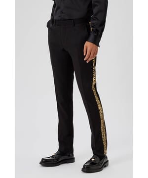 Introducing the Priory Skinny Fit Suit Charcoal Trouser from Without Prejudice, a timeless wardrobe staple. Made from quality wool fabric, these classic trousers are cut to a skinny fit and feature half lining, exuding sophistication and style. Elevate your look with this exclusive, tasteful piece.