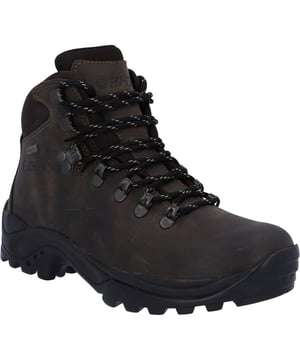 De Ravine waterdichte wandelschoen is een ideale schoen voor wandelaars en struiners. Het is lichtgewicht en volledig waterdicht met een volnerf gewaxt 2,2 mm leren bovenwerk voor comfort en duurzaamheid.